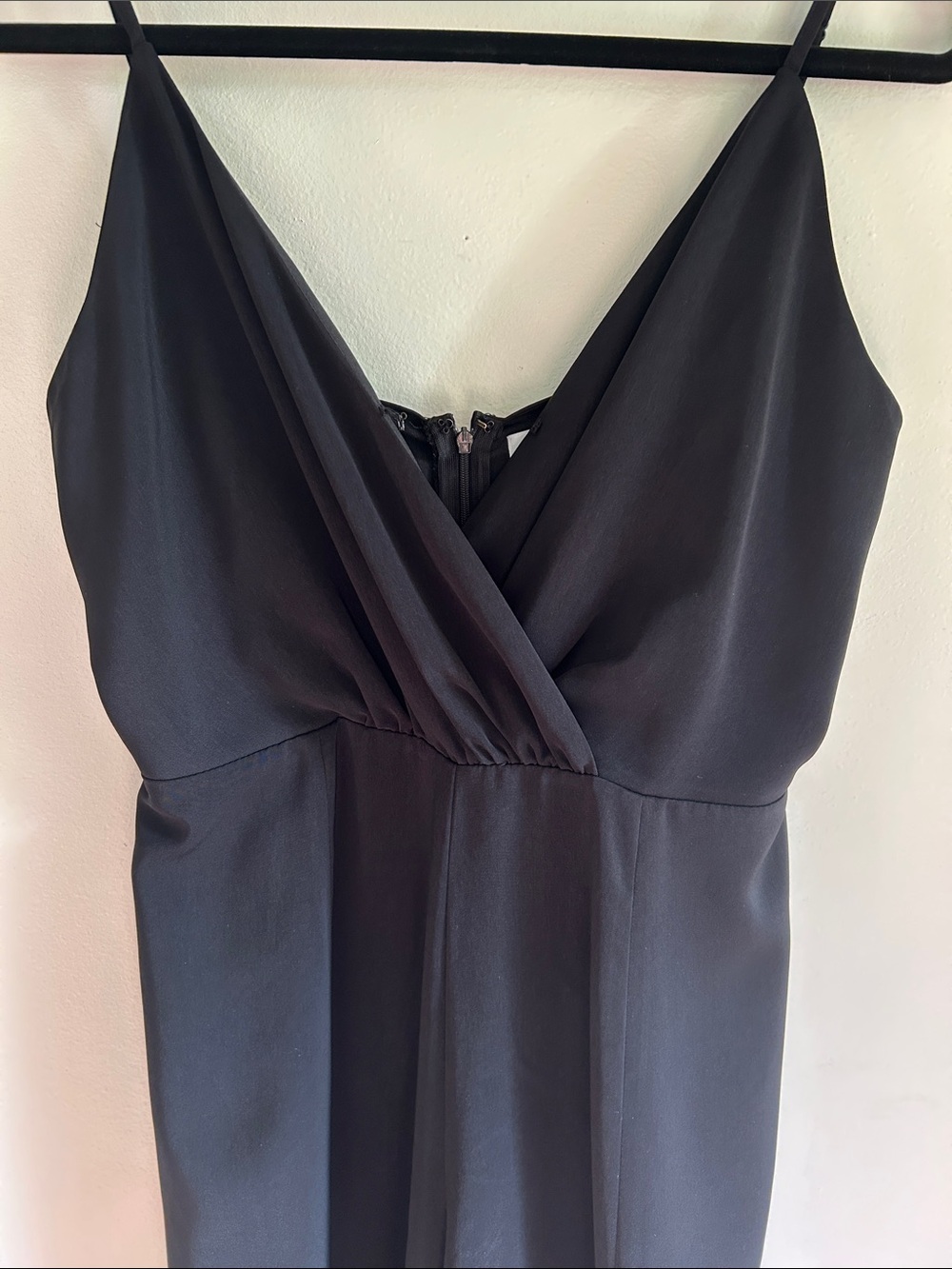 Wayf Black V-Neck Jumpsuit with Thin Straps Size Medium - Picture 5 of 10